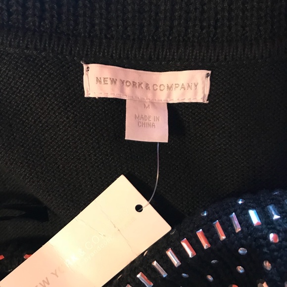 New York & Company Studded Cowl Neck Sweater - Picture 4 of 4